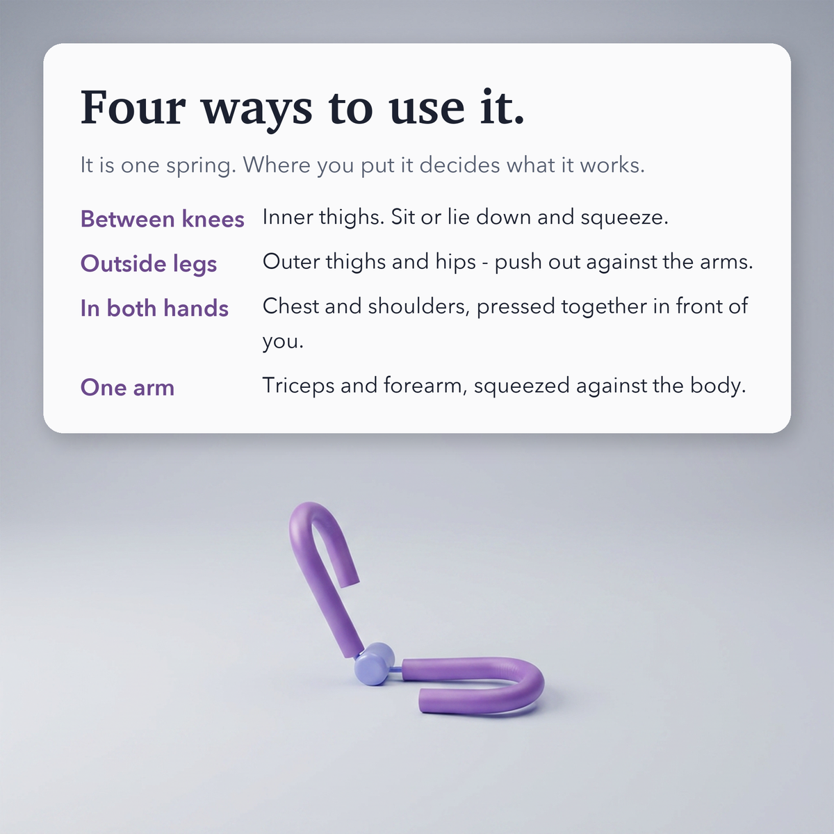 Thigh Master - Thigh Workout Equipment for Home, Gym and Yoga