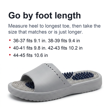 Acupressure Massage Slippers – Non-Slip Deodorant Bathroom Sandals for Men & Women, Ideal for Summer Foot Pain Relief