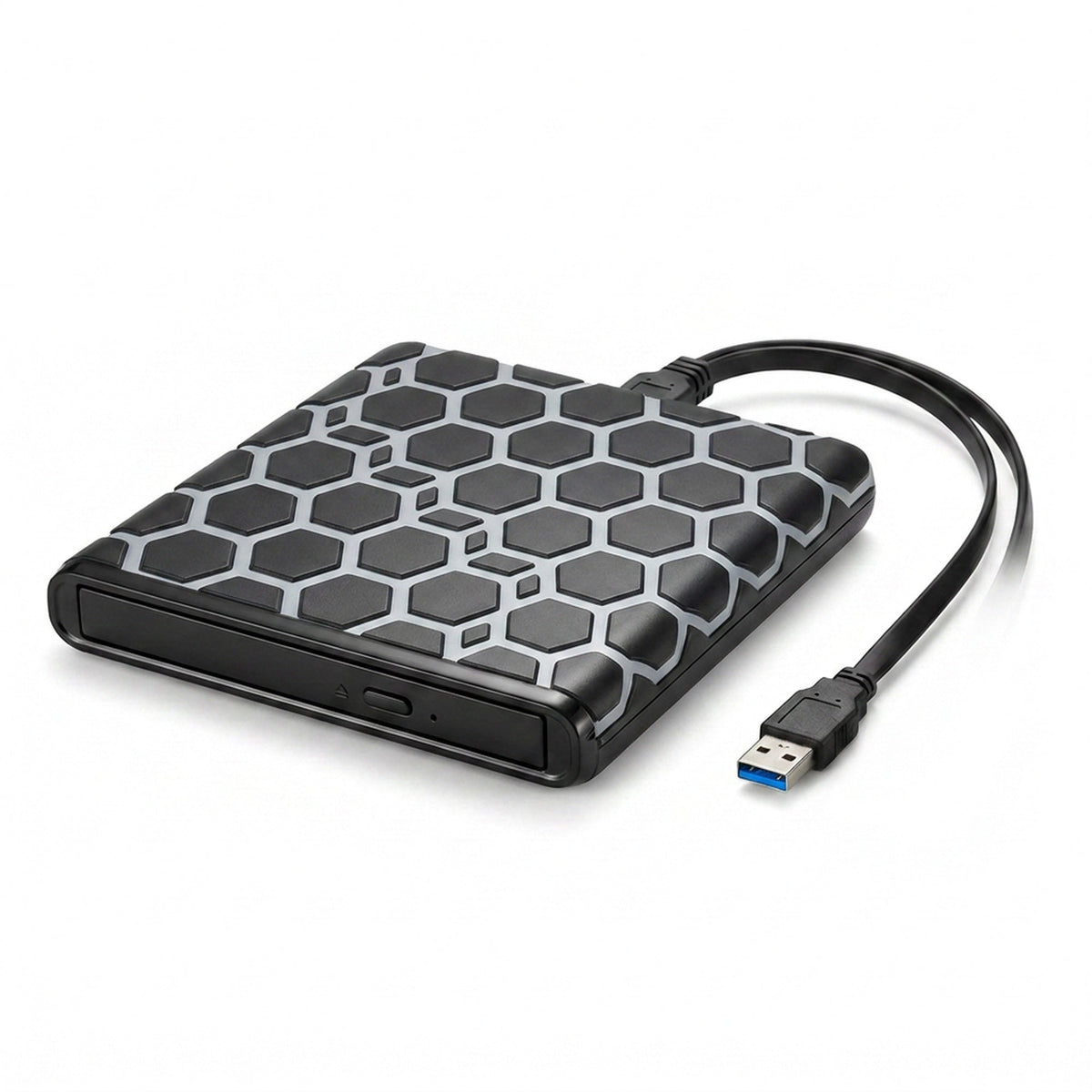 External CD/DVD Drive - Portable USB Optical Drive for Laptops & Desktop Computers