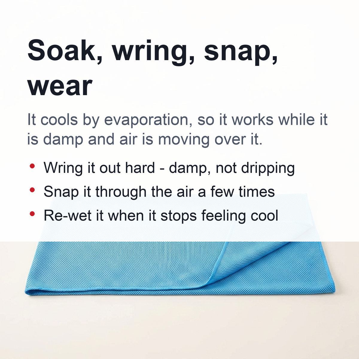 Instant Chill Cooling Towels – 5-Pack Sweat Towels for Neck & Face, Ideal for Gym, Running, Yoga & Outdoor Sports