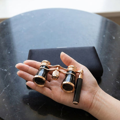 Vintage Opera Glasses — Compact Theater & Racecourse Binoculars, With or Without Handle