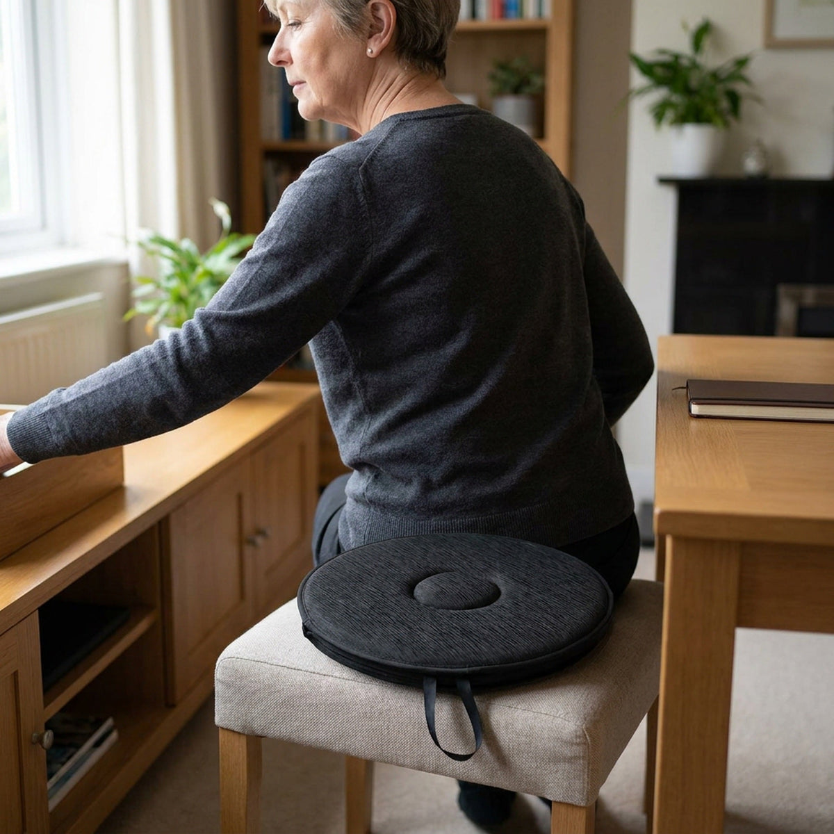 Rotating Seat Cushion - 360° Swivel Car Seat for Adults | Convenient Entry and Exit Car Seat