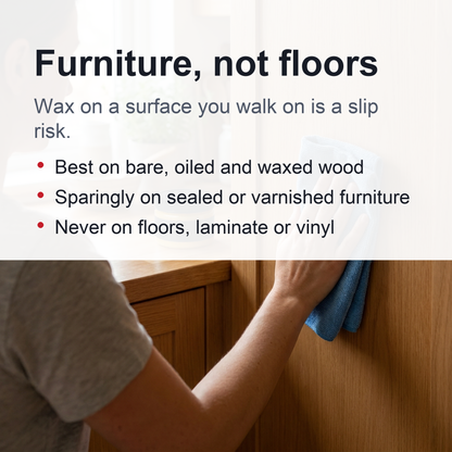 Floor & Furniture Renovating Natural Beeswax