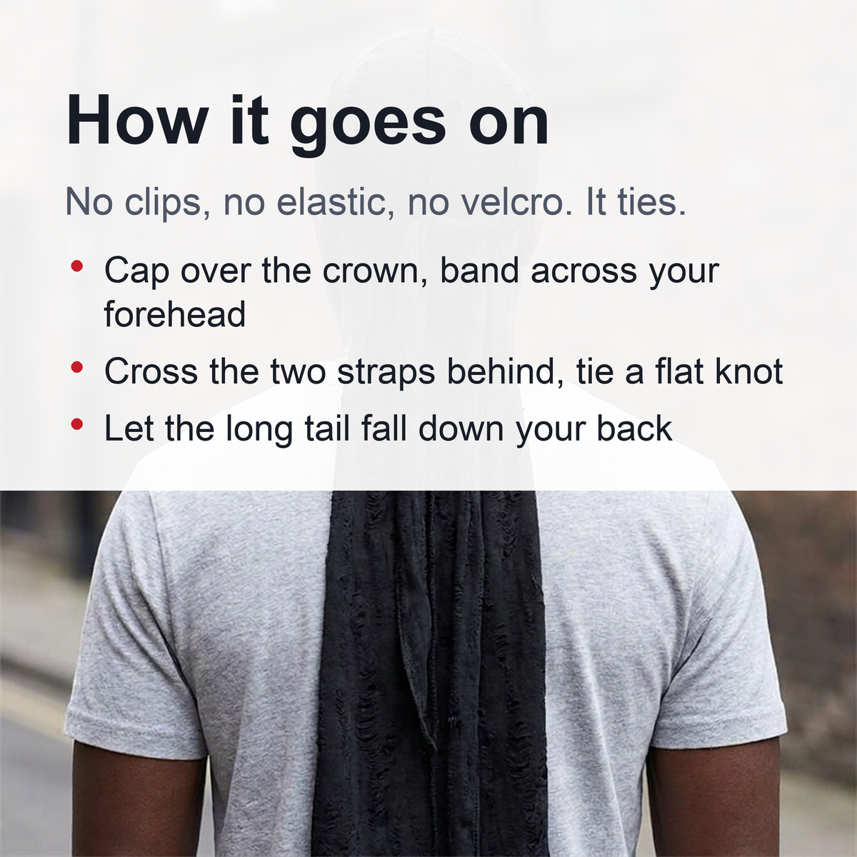 Vintage Hole Cotton Durag Headband – Long-Tail Pirate Style Bandana for Hip Hop Fashion, Cycling, and Trendy Urban Headwear