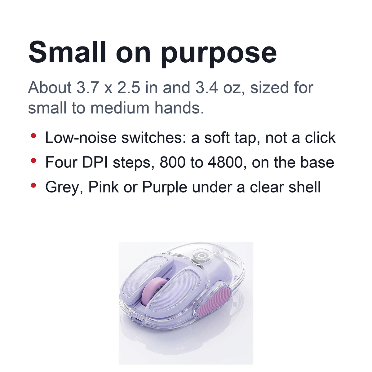 Transparent Wireless Mouse – Silent Click, Bluetooth + 2.4G Dual-Mode, Rechargeable, RGB
