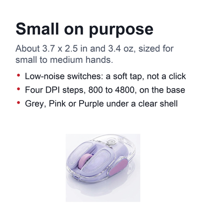 Transparent Wireless Mouse – Silent Click, Bluetooth + 2.4G Dual-Mode, Rechargeable, RGB