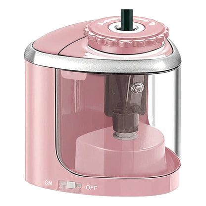 Automatic Electric Pencil Sharpener – Desktop Stationery Tool for Students, Teachers and Office Supplies with Fast Sharpening