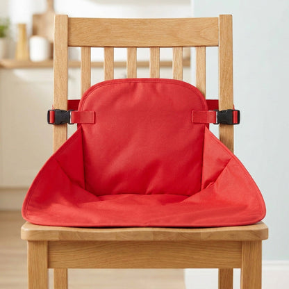 Portable Baby Dining Chair Harness – Washable Fabric Travel High Chair Seat with Safety Belt That Straps Around a Standard Dining Chair