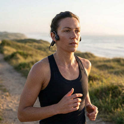 Waterproof Bone Conduction Swimming Earphones – Bluetooth 5.4 MP3 Headset (32GB)