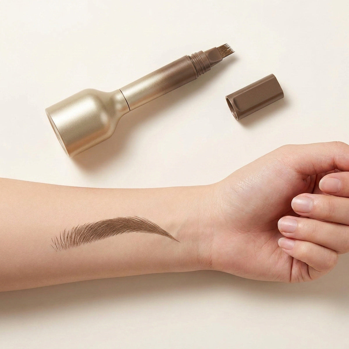 Long Lasting Waterproof Eyebrow Pencil – Sweatproof, Easy-To-Use Makeup for Flawless Brows in Black, Brown & Earth Tones