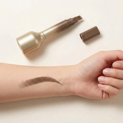 Long Lasting Waterproof Eyebrow Pencil – Sweatproof, Easy-To-Use Makeup for Flawless Brows in Black, Brown & Earth Tones