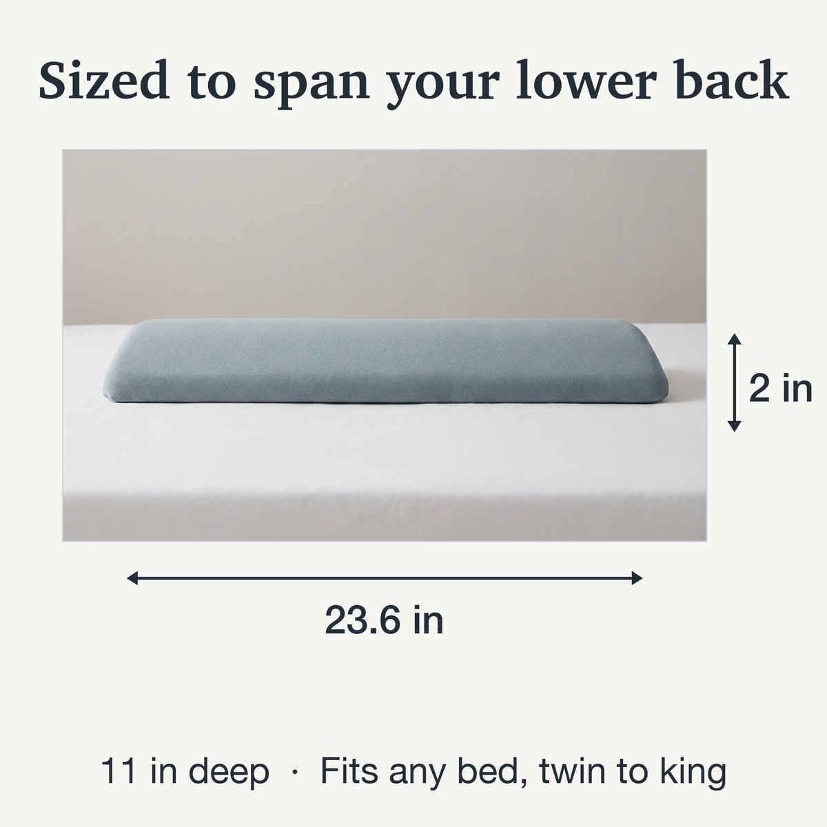 Lumbar Sleep Pillow — The Midnight Gap