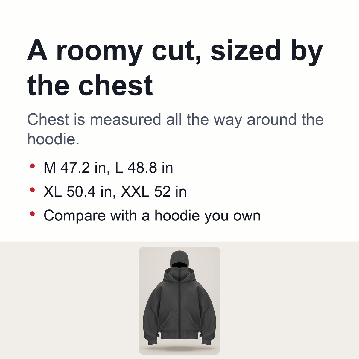 Men's Winter Balaclava Zip Hoodie – Warm Hooded Sweatshirt with Built-In Face Mask for Outdoor Adventures