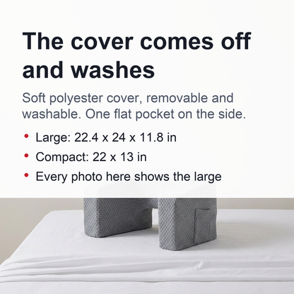 Soft Reading Pillow – Ergonomic Armrest Lap Desk with Washable Cover for Gaming & Relaxing