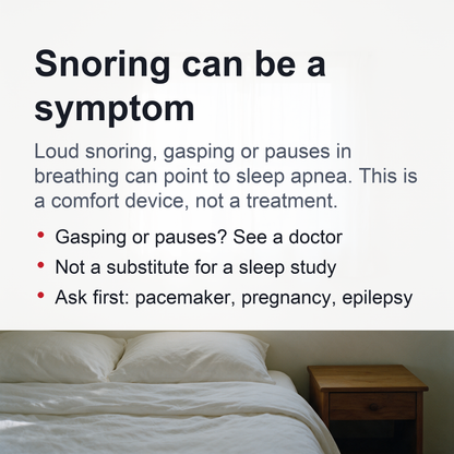 Smart Magnetic Anti-Snoring Device – EMS Sleep Aid for Easy Breathing & Nighttime Apnea Relief (5 Pairs)