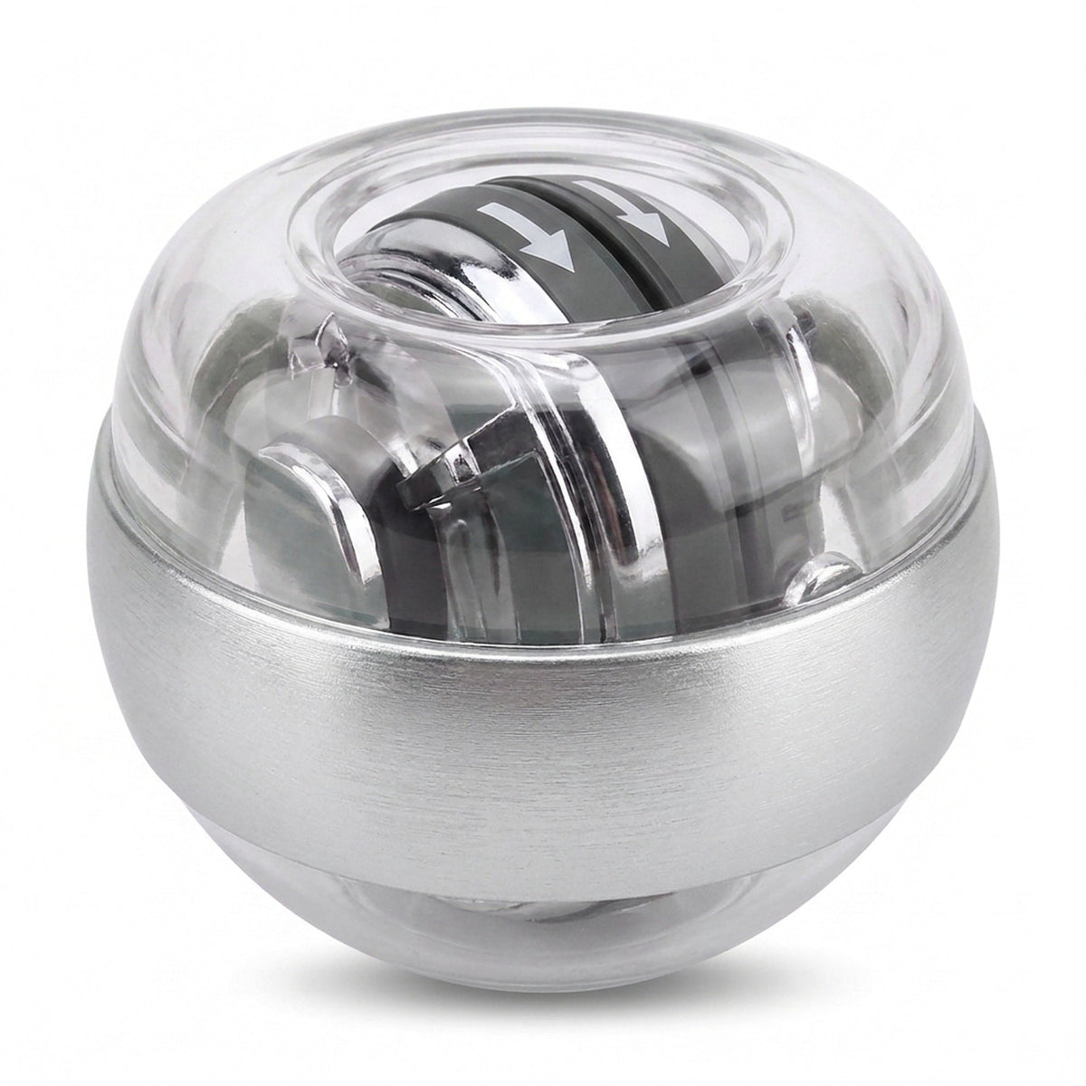 Gyroscopic Wrist Ball with LED Band - Auto-Start Forearm and Grip Trainer