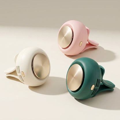 Waist Hanging Small Whirlwind Fan - Portable Fan Clip-On Quiet Mini Leafless 360° Wind Direction
