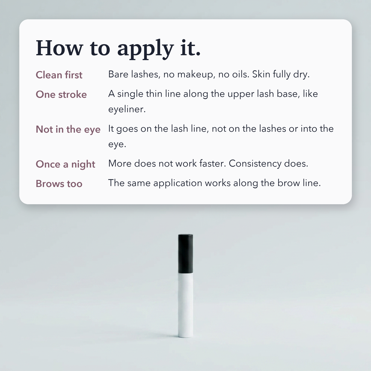 Fast Eyelash Growth Serum - Fast Effective Growth Creates Longer & Darker Eyelashes
