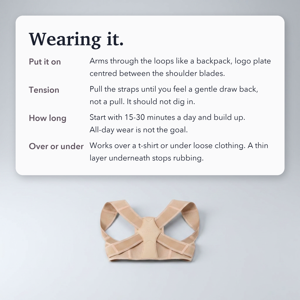 Back Posture Corrector - Breathable Posture Corrector Brace For Improved Alignment And Comfort