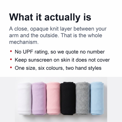 Ice Silk Arm Sleeves - Non-slip with UV Protection Sun Sleeves, Hand Protective Cover for Summer and Outdoor Activities