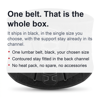 Lumbar Back Support Brace – Ergonomic Spine Design Belt with Adjustable Pull Straps for Men & Women