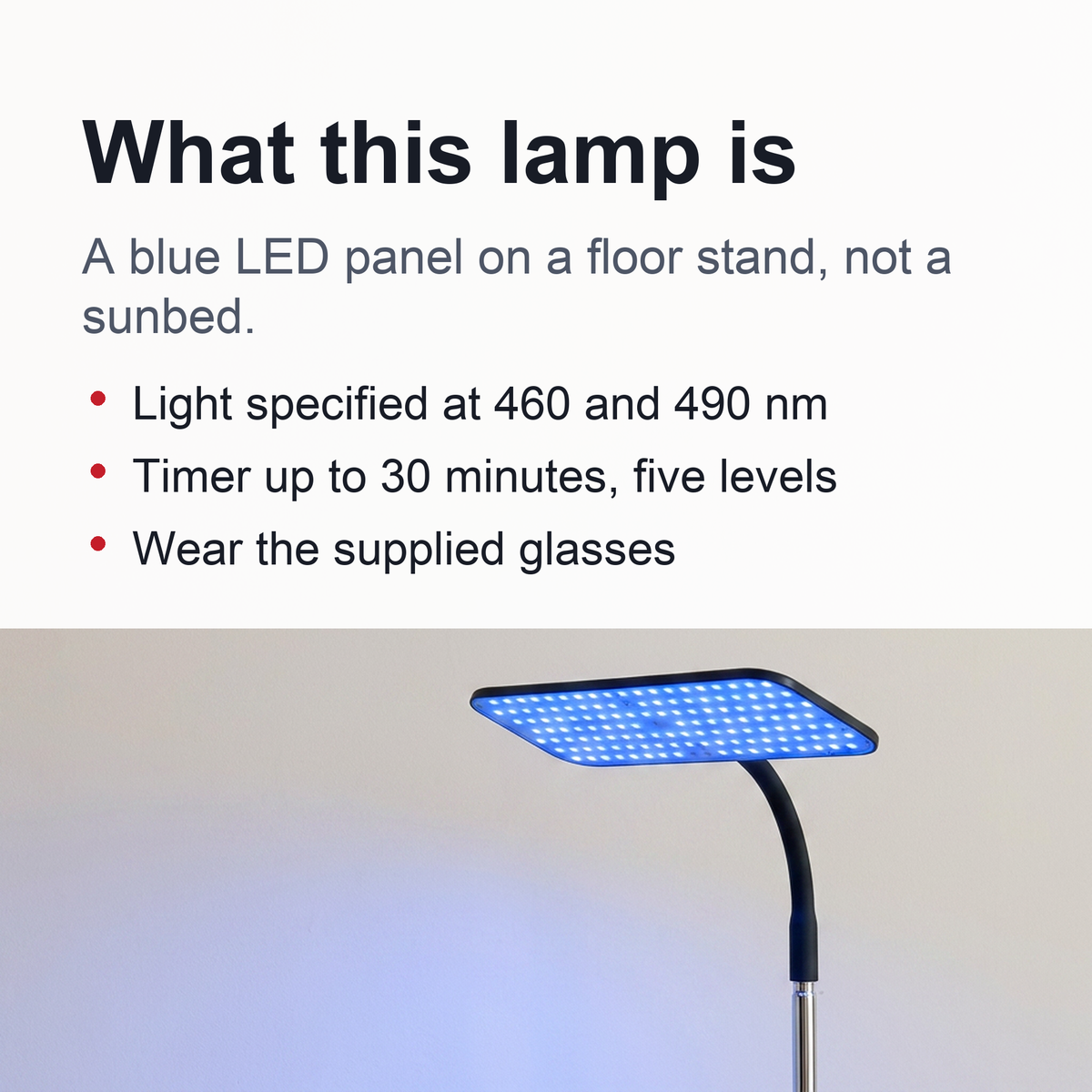 Home Tanning Lamp – Year-Round Natural Glow with Adjustable Timer, Portable Sunlight Therapy for Face and Body Tan at Home