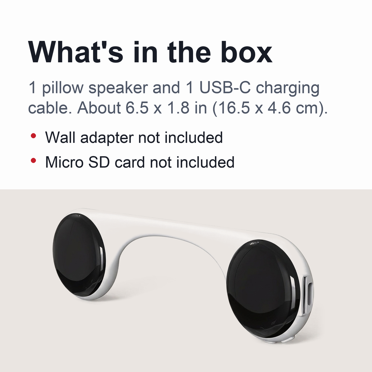 Bluetooth Pillow Speaker for Sleeping – Wireless Bone Conduction Music Sleep Speaker