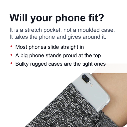 Running Arm Phone Bag – Unisex Sports Armband with High Elastic Fabric for Jogging, Gym, Workouts & On-the-Go Device Protection
