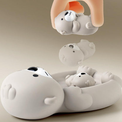 Floating Otter Animal Bath Toy Set for Kids – Educational and Fun Water Play for Swimming Pools and Bathtubs, Durable and Colorful