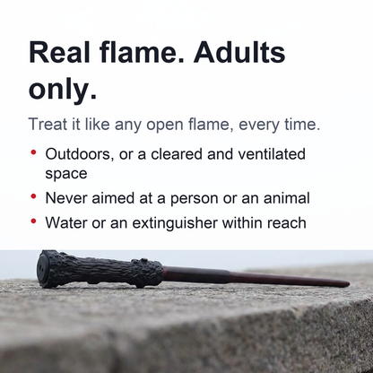 Fire Wand That Shoots Fire - Cosplay Electronic Fire Flasher, Magic Wands Tricks, Flame Lighter Device, Magicians Props
