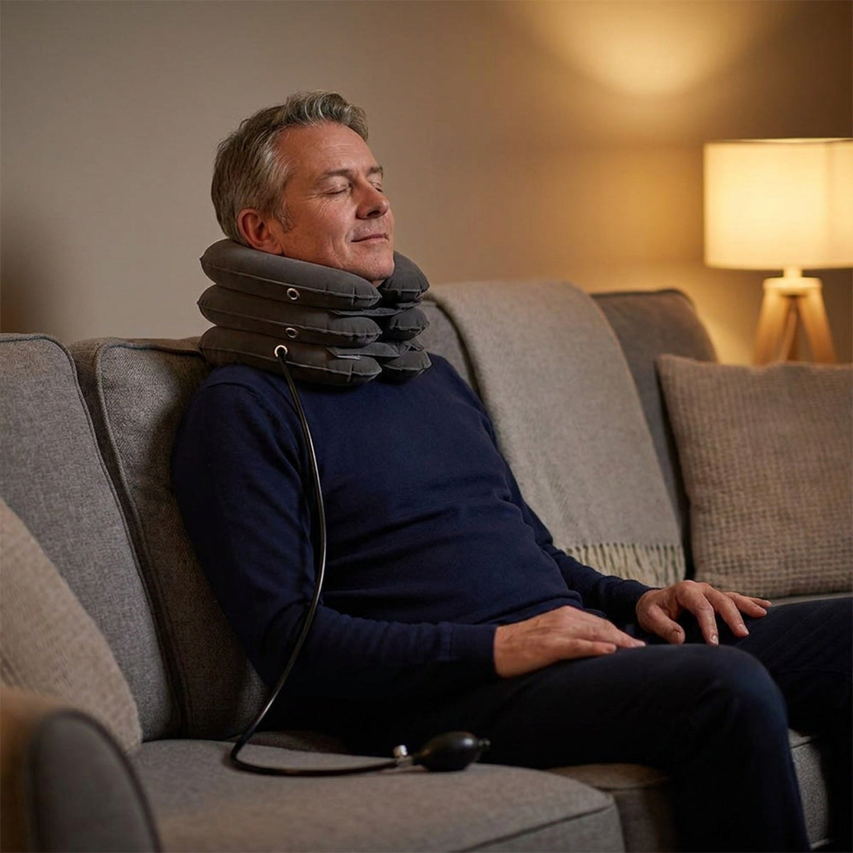 Shoulder And Neck Stretcher Collar - Relief of Chronic Pain through Alignment of Neck and Shoulders