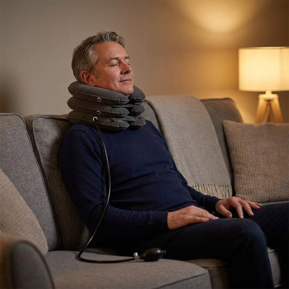 Shoulder And Neck Stretcher Collar - Relief of Chronic Pain through Alignment of Neck and Shoulders