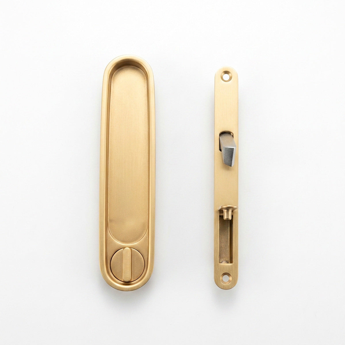 Latest Pocket Door Sliding Lock – Invisible Interior Hardware with Smooth Entry Hook, Durable Fittings for Bathroom Privacy and Modern Home Styling