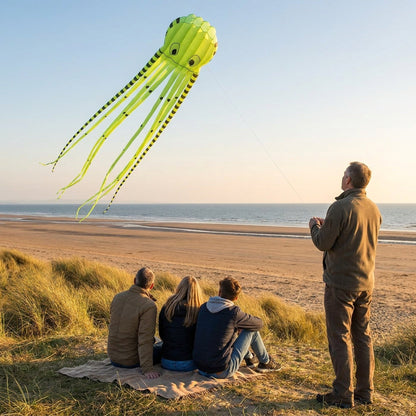 Long Giant Octopus Kite - Outdoor Toy (8-Meter)