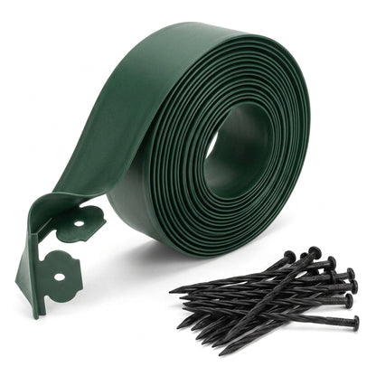 Lawn Edging Boarder Plastic – Easy-to-Install Landscape Edging Solution that Adds Long-Lasting Beauty to Lawns & Flowerbeds