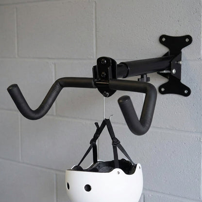 Space-Saving Bike Wall Mount Rack – Foldable Bicycle Hanger with Rim Protection