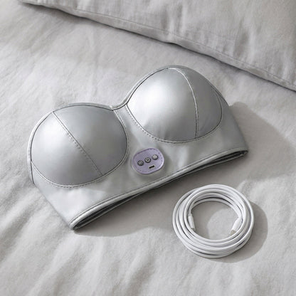 Breast Massager Bra, Blossom Up Electric Bust Massager – Heated Wireless Wearable Chest Massager, Anti Sagging Breast, Breast Enlargement Machine