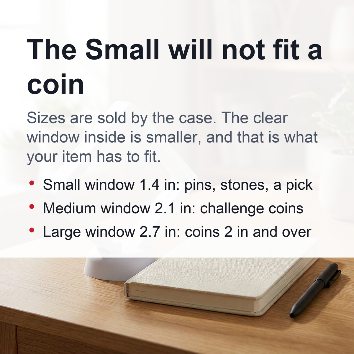 Floating Frame Display Case -  3D Coin Display Box for Challenge Coins, Rocks, AA Medallion, Jewelry, Shells, Fossils, Gems, Minerals, Pins