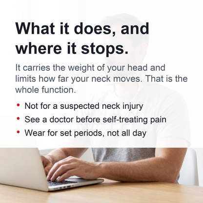 Neck Pain Helper Braces - Revolutionary Neck Support Brace for Neck Pain, Discreet & Lightweight Cervical Collar