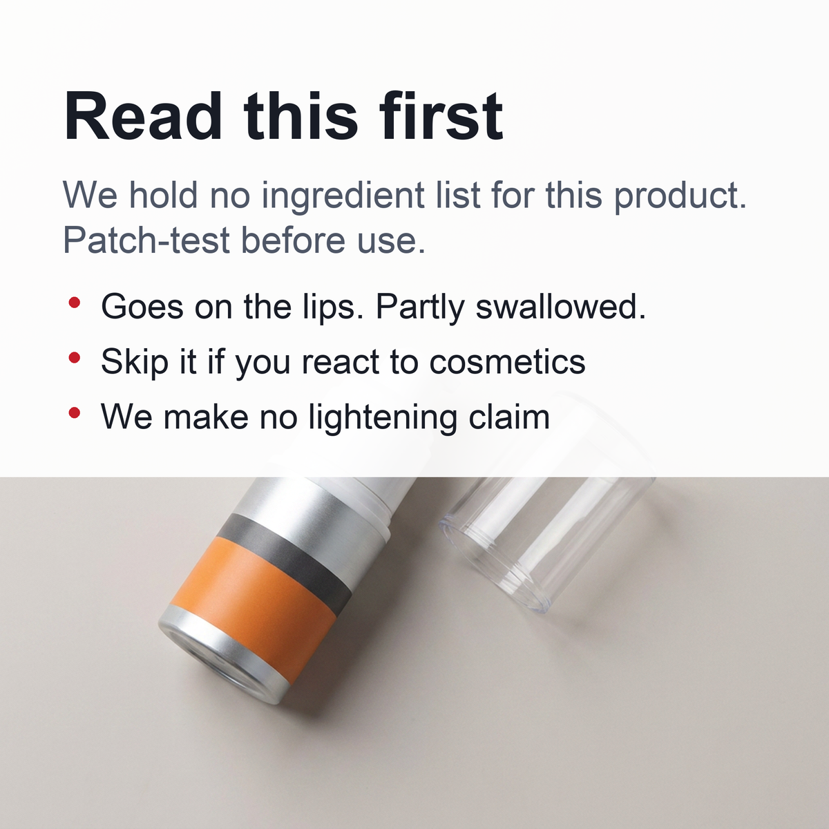 Lip Whitening Bleaching Mask – Moisturizing Repair for Dark & Chapped Lips