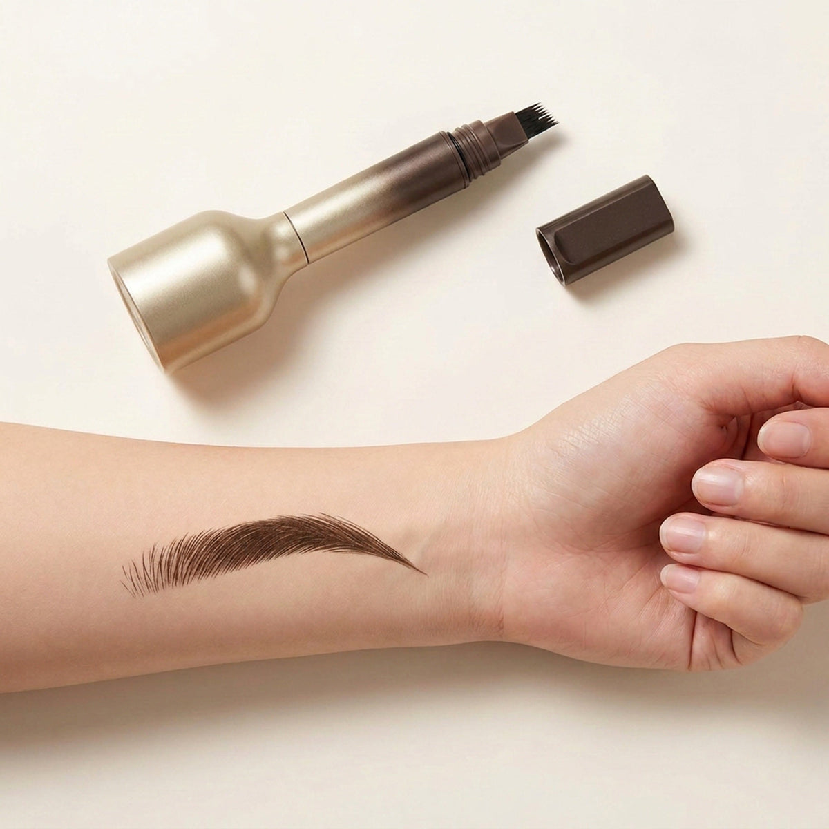Long Lasting Waterproof Eyebrow Pencil – Sweatproof, Easy-To-Use Makeup for Flawless Brows in Black, Brown & Earth Tones