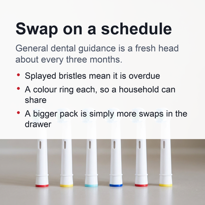 Electric Toothbrush Replacement  Heads – Universal Fit for Oral B Electric Toothbrushes