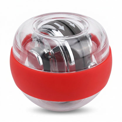 Gyroscopic Wrist Ball with LED Band - Auto-Start Forearm and Grip Trainer