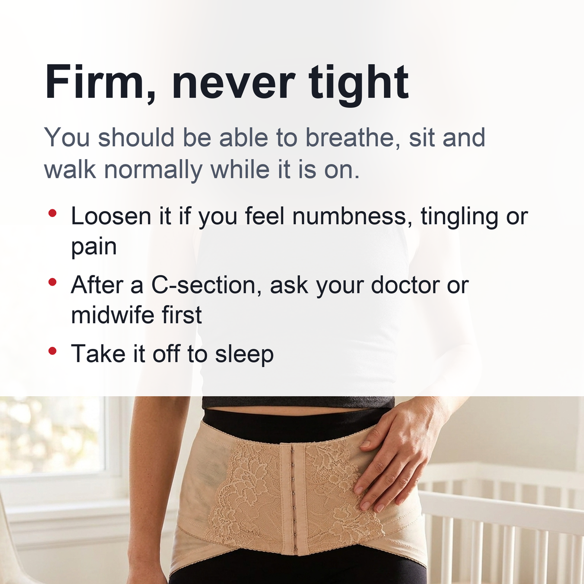 Pelvic Binder Pelvis Correction Belt - Anterior Pelvic Tilt Brace for Essential Postpartum Recovery