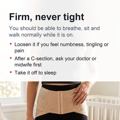 Pelvic Binder Pelvis Correction Belt - Anterior Pelvic Tilt Brace for Essential Postpartum Recovery