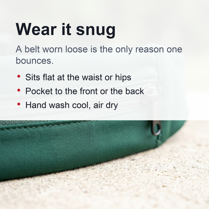 Ultra-Thin Waterproof Running Belt – Secure & Invisible Sports Waist Bag