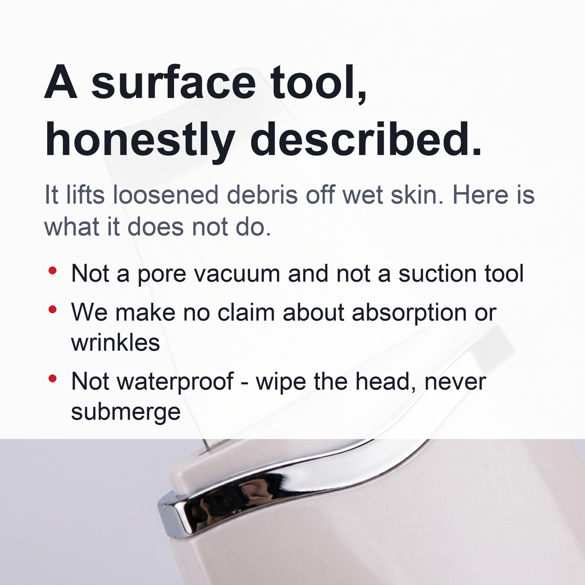 Ultrasonic Skin Scrubber & Face Spatula with Nano Mist Sprayer