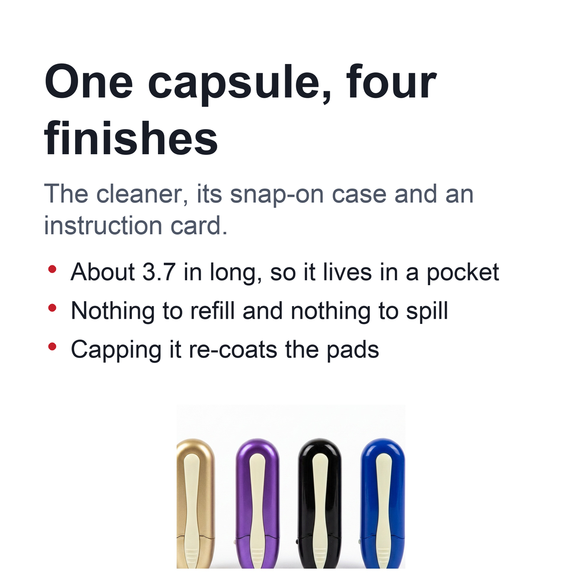 Professional Dry Carbon Eyeglass Lens Cleaner – Streak-Free, No-Liquid Cleaner for Glasses, Sunglasses, Screens & Camera Lenses, Pocket-Sized Reusable Optical Cleaning Tool