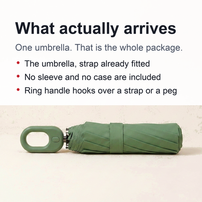 Extra-Large Reinforced Automatic Umbrella – Windproof, Rain-Resistant, UV-Blocking Ring-Buckle Design for Reliable All-Weather Protection