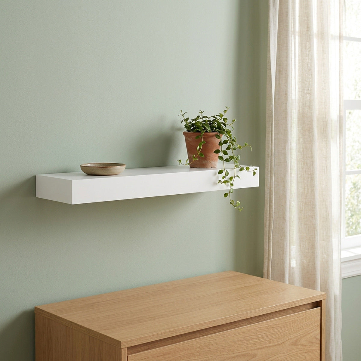 Floating Wall Shelf – Hidden Compartment Wooden Storage for a Touch of Magic in Your Space